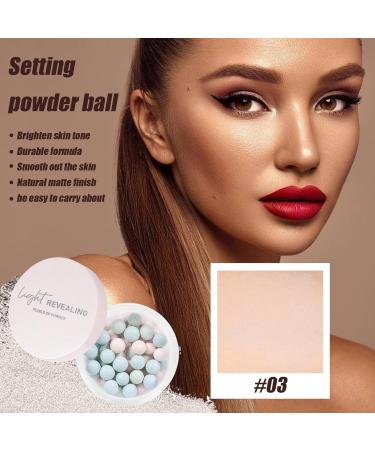  Chaies Loose Powder Setting Powder Face Loose Powder Ball Face Highlighter Cosmetic Finishing Ball Makeup Ball - Buy Online on GoSupps.com