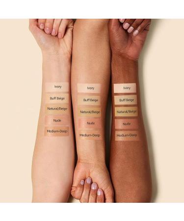 Air Cushion BB Cream - Moisturizing CC Foundation for Mature Skin High Coverage Concealer with Brightening Effect & Long-Wear for All Skin Types (Nude) - Buy Online on GoSupps.com