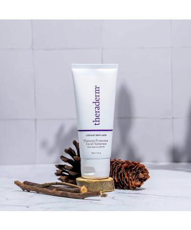 Theraderm Platinum Protection Facial Sunscreen - SPF 50 Broad Spectrum UVA/UVB Protection - Buy Online on GoSupps.com