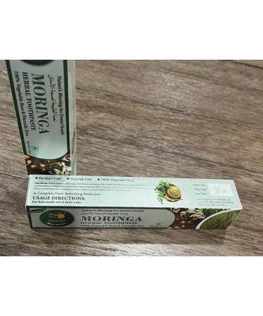 Shop Herbal Moringa Toothpaste - Fluoride Free 100% Plant-Based | International Shipping Available - Buy Online on GoSupps.com