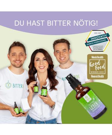 Bitterliebe Liver Complex Spray | Natural Liver Support for Detox & Fat Digestion - Buy Online on GoSupps.com