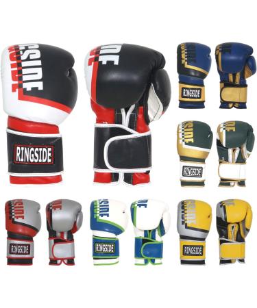 Ringside Bullet Sparring Glove Silver/Red 14oz | High-Quality Boxing Glove - Buy Online on GoSupps.com