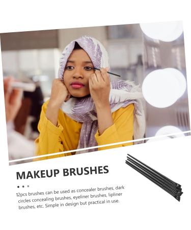 BIUDECO 12pcs Eyeliner Brush Eye Shadow Brush Eye Shadow Blending Brush Eye Crease Brush Makeup Tool - Buy Online on GoSupps.com