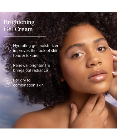 Heritage Store Aura Glow Facial Moisturizer - Brightening Gel Cream for Dry Combination Skin | Hypoallergenic Vegan Bakuchiol & Clear Quartz | 1.9oz - Buy Online on GoSupps.com