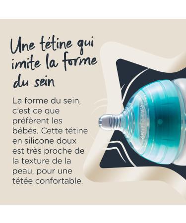 Tommee Tippee Advanced Anti-Colic Baby Bottle Nipples Medium Flow | Breast-Like Soft Silicone (3m+ 6 Count) Medium Flow 6 - Buy Online on GoSupps.com
