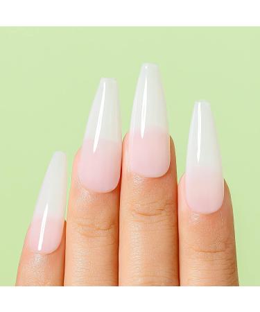 AIMEILI Hema Free Milky White Gel Nail Polish 10ml - Translucent Nude Color, Soak Off UV Gel - Buy Online on GoSupps.com
