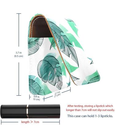 Portable Lip Gloss & Lipstick Holder Case with Mirror - Travel Makeup Organizer for Women | Multi-Color Mini Lipstick Storage Box (9.5x2x7 cm) - Buy Online on GoSupps.com