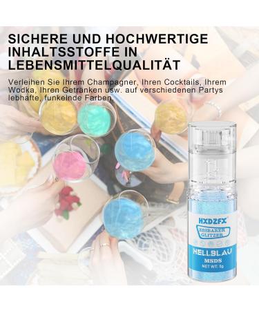 Buy Edible Glitter Spray - 4 Colors Food Glitter for Drinks & Desserts | Tasteless Glitter Powder for Cakes Cocktails Fondant & More - 5G - Buy Online on GoSupps.com