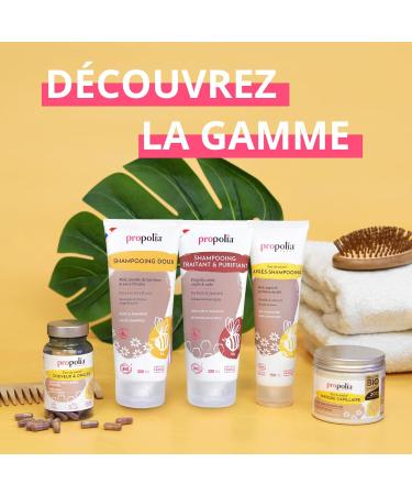 PROPOLIA - Bio - Apr s-shampoing d m lant et fortifiant pour Cheveux secs et abim s - Miel Argan et Prot ines de Bl - Douceur et brillance - Fabriqu en France - 150 ml - Buy Online on GoSupps.com