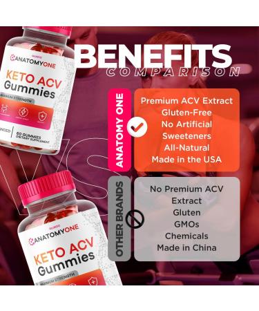 AnatomyOne ACV Gummies - Weight Loss Support for 30 Days - Buy Online on GoSupps.com