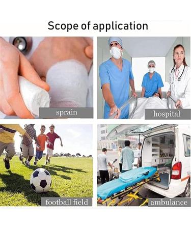 Portable Emergency Rescue Stretcher Aluminum Alloy Stretcher Four Fold Stair Stretcher Patient Transfer Stretcher Bed with 4 Support Feet - Buy Online on GoSupps.com