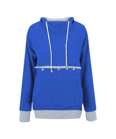 Women Long sleeve sweater hoodies with cat dog large bag cat bag sweater with zipper dog cat bag bag sweatshirt sweater hoodie women warm long-sleeved shirt cat sweater x-06 s