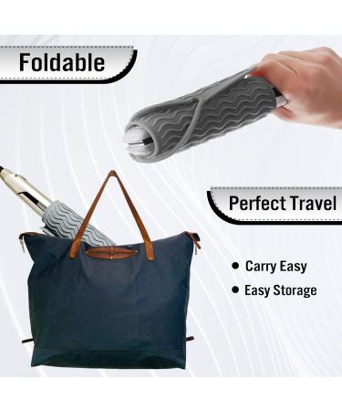 Silicone Hair Tool Holder & Heat Mat - Heat Resistant Pad for Flat Iron & Curling Iron | Professional Anti Heat Mat for Hair Styling Tools - Buy Online on GoSupps.com