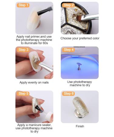 Ebanku 6 Colors Solid Cream Gel Nail Polish Set - 3 in 1 Pudding Gel for Salon Quality Nail Art | UV Gel Nail Polish with Brushes | Perfect for Gel Nails - Buy Online on GoSupps.com