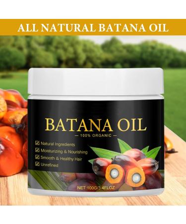 Batana Oil 2 Pack Organic Natural Batana Oil for Hair Growth Improves Natural Hair Growth Prevents Hair Loss and Split Ends Suitable for All Hair Types - Buy Online on GoSupps.com