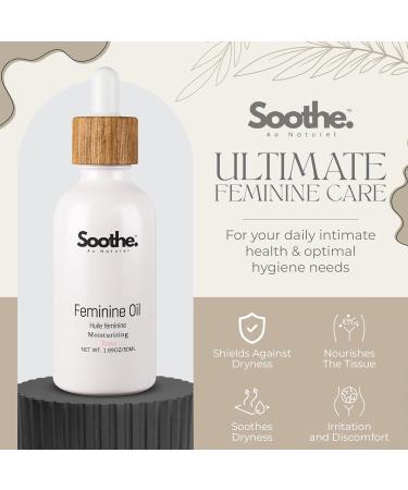 Feminine Oil for Sensitive Skin | Daily Care with Rose Jojoba & Sweet Almond - pH Wash for Women (50ml - Buy Online on GoSupps.com