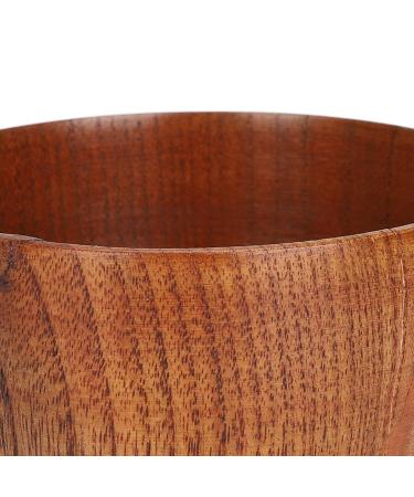 Shaving Bowl with Enlarged Mouth | Sour Jujube Wood Soap Cup for Men Ideal for Practical Use - Buy Online on GoSupps.com