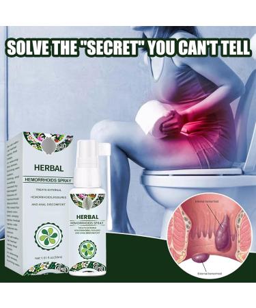 Herbal Hemorrhoid Spray Protection Contre Les H morro des Soulage Les D mangeaisons Les Br lures Et L'inconfort Naturel V g talien Et Sans Cruaut (02) - Buy Online on GoSupps.com