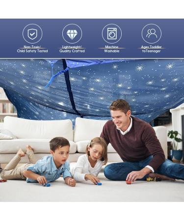 Blanket Fort Play Tent Kit - 3 Ripstop Blankets  Beanbags & Drawstring Backpack - Buy Online on GoSupps.com