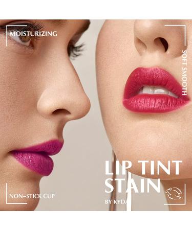 KYDA 4 Colors Lip Tint Stain Set - Long Lasting Velvet Lip Stain, Waterproof & Moisturizing Lipstick - Natural Matte Lip Color Makeup 4pc - Buy Online on GoSupps.com