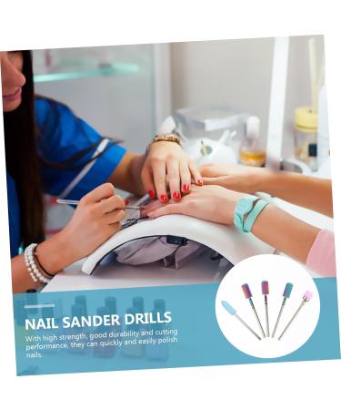 1 Nail Drill Set Pedicure Drill Bits Manicure Pedicure File Bit Ceramic Drill Bit Drawstring Cosmetic Bag Tungsten Steel Nail Drill Bit Nail Bit Rotary Corundum Ceramics Nail File - Buy Online on GoSupps.com