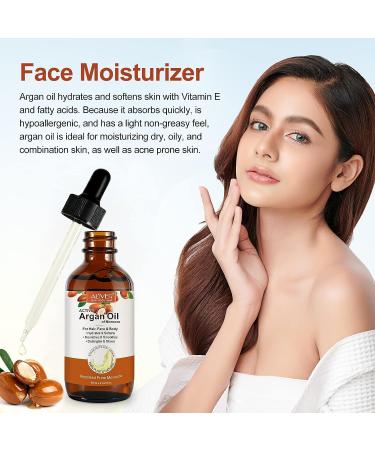 Organic Argan Oil for Hair Growth & Scalp Nourishment - 2.02 Fl Oz - Buy Online on GoSupps.com