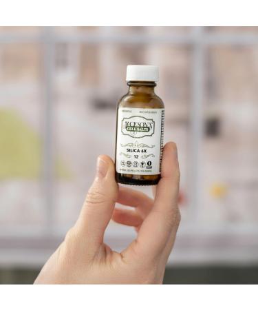 Jackson's #12 Cell Salt Silica 6X (500 Pellet Bottle) - Certified Vegan Lactose-Free Schuessler Tissue Salt Silicea 6X (Made in The USA) - Buy Online on GoSupps.com
