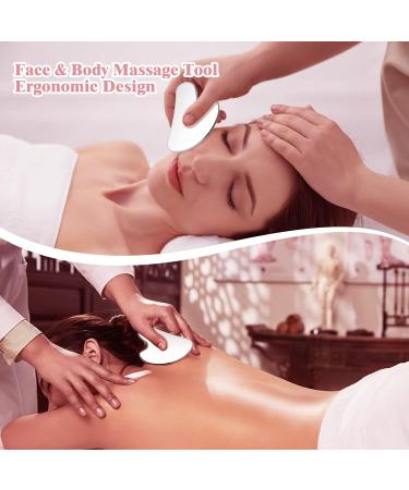 Gua Sha Stainless Steel Tool | Topnpeko Face Massager for Tension Relief & Slimming | Silver Heart Shape Beauty Tool - International Shipping - Buy Online on GoSupps.com