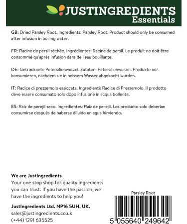 JustIngredients Essentials Parsley Root 1 Kg - Buy Online on GoSupps.com