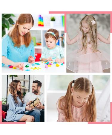 250Pcs 1.38 Inch Blonde Mini Bobby Pins with Storage Box for Kids Girls and Women - Buy Online on GoSupps.com