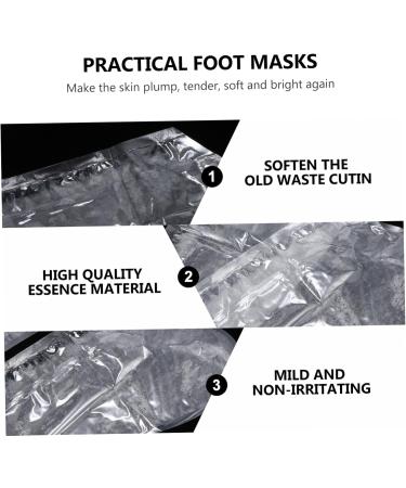 FOMIYES 10 Pairs Footsticker Foot Mask Foot Peel Masks Feet Skin Peeling Masks Socks for Baby Cracked Exfoliating Removers Foot Exfoliation Masks Practical Foot Masks Abs Delicate White - Buy Online on GoSupps.com