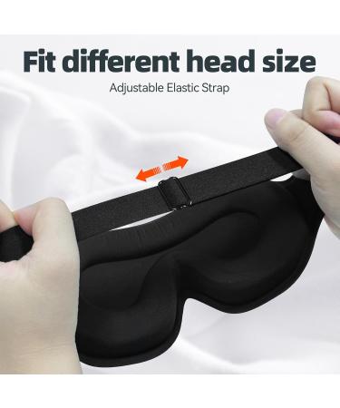 Cozslep Sleep Mask for Men & Women - 3D Light-Blocking Eye Mask Comfortable Blindfold for Sleeping Ideal for Side Sleepers - Buy Online on GoSupps.com