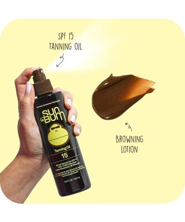 Sun Bum Browning Lotion and SPF 15 Tanning Oil - Vegan and Reef Friendly with Aloe Vera - Buy Online on GoSupps.com