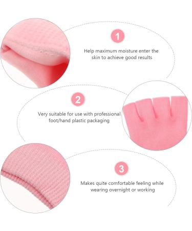 Beaupretty 2 Pairs Gel Gloves Cotton Moisturising Gloves Skin Care Gloves Hand Essential Oils Gloves Moisturizing Gloves Reusable Half Finger Gloves Miss Dipping Leather Gloves Spa - Buy Online on GoSupps.com