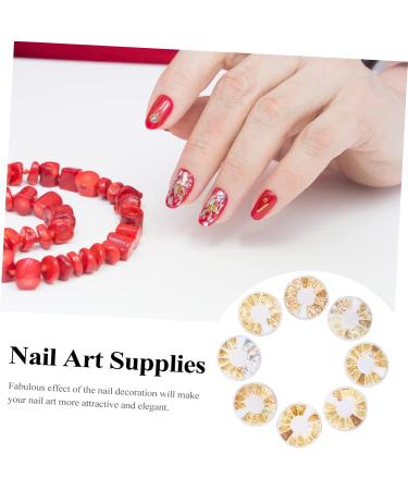 POPETPOP 16 Boxes Alloy Nail Decoration Nail Stickers Nail Art Decor Nail Charms Sparkly Nail Sequins DIY Accessories for Nail Rivet Nail Metal Trim Rivets Plastic Manicure - Buy Online on GoSupps.com