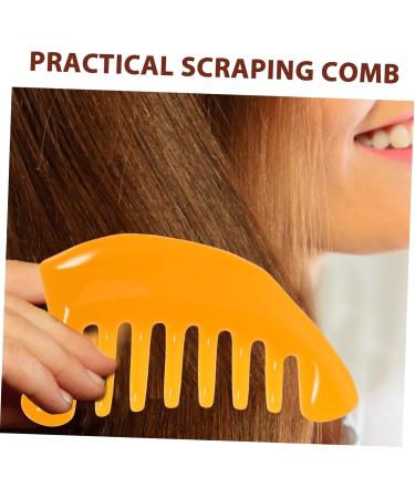 Beavorty 2-in-1 Massage Comb & Gua Sha Tool - Full Body Massager Scalp & Neck Care Device Moon Jade Comb for Relaxation & Scraping Therapy - Buy Online on GoSupps.com