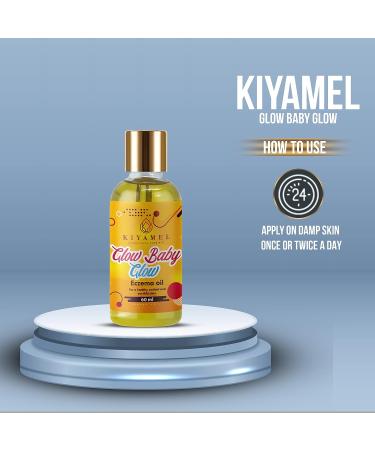 KIYAMEL Glow Baby Glow Eczema Relief Oil for Babies - Soothes Eczema, Scars, Dark Patches & Skin Conditions - Buy Online on GoSupps.com
