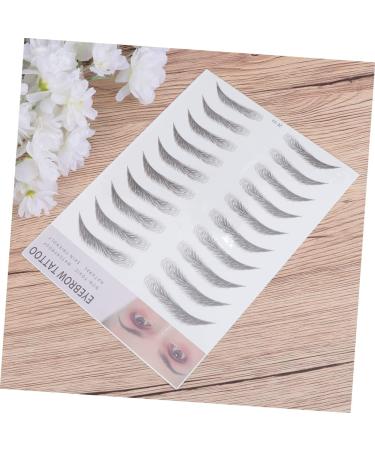 Beavorty 6 pcs 3d eyebrow stickers natural tattoo stickers eyebrows shape sticker Eyebrow Transfer Stickers - Buy Online on GoSupps.com