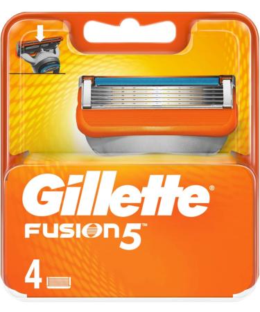 Gillette Fusion5 Razor Blades for Men - 4 Pack | Premium Shaving Experience Worldwide Shipping - Buy Online on GoSupps.com