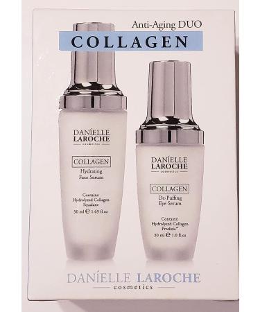 Danielle Laroche Anti-Aging Collagen Hydrating Face Serum & Eye Serum Duo - Buy Online on GoSupps.com