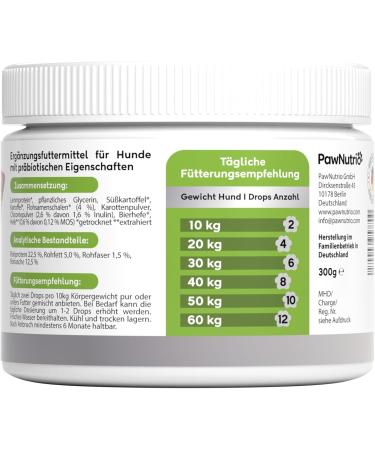 Pawnutrio Prebiotics Dog Snacks - 100% Natural Grain-Free Digestion Treats | Relieve Diarrhea & Heartburn | 300g Can - Buy Online on GoSupps.com