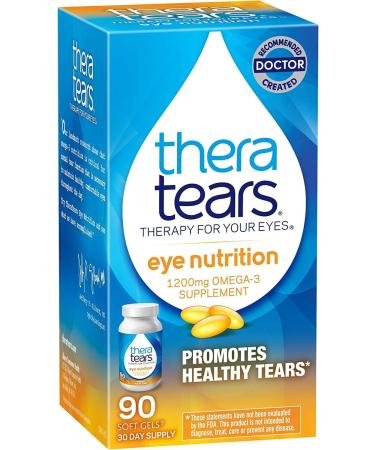 Thera Tears Nutrition Omega-3 Supplement Easy Swallow Capsules - 90 CT 90 Count (Pack of 1) - Buy Online on GoSupps.com