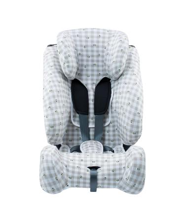 JYOKO KIDS Cover liner for car seat Compatible with Klippan Century and Triofix (Picnic Vichy KLIPPAN CENTURY) Picnic Vichy KLIPPAN CENTURY