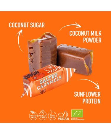Super Fudgio Bio Bonbons - Vegan & Gluten-Free Caramel Candies | Organic Coconut Milk & Sugar | 10x150g Multipack - Buy Online on GoSupps.com