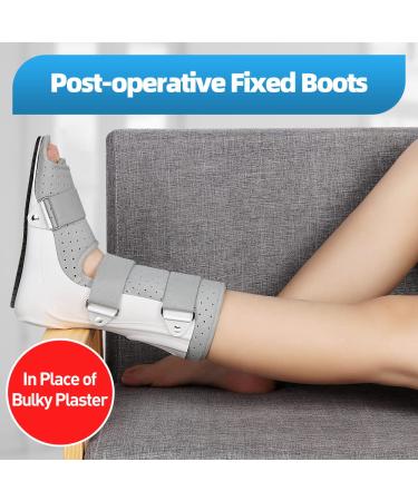 GUANAI Small Left Cam Walker Fracture Boot - Adjustable Straps for Injured Foot, Stable Fracture & Post-Operative Rehab - Buy Online on GoSupps.com