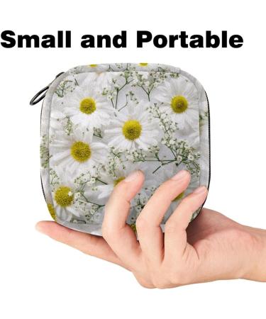 Buy Durable Daisy Composition Storage Bags for Women & Teens | Menstrual Cup Pouch - Ideal for Travel & Organization - Buy Online on GoSupps.com