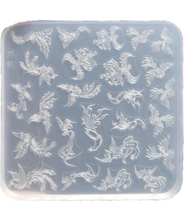 MCAORI 3D Nail Art Mold with Variety of Patterns Template Carving Sticker Stencil Tools Moulds for Nail Enthusiasts and Salons - Buy Online on GoSupps.com