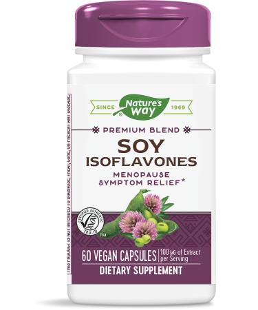 Nature's Way Soy Isoflavones, 100 mg of Extract per serving, 60 Capsules