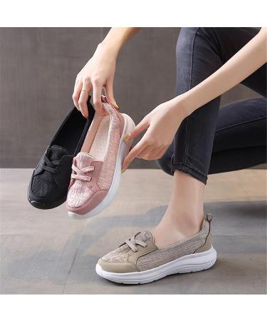 Kotsas Orthopedic Shoes for Women 2023 - Arch Support Slip-On Walking Sneakers (Khaki, Size 42/9) - Buy Online on GoSupps.com