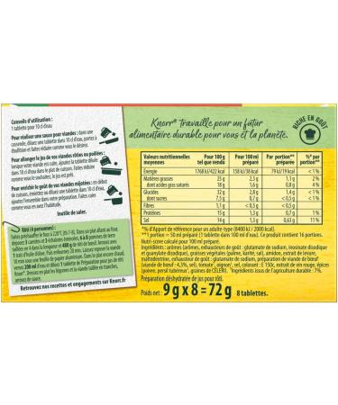 Knorr Roast Juice Preparation To accompany your meats 8 cubes 72g - Buy Online on GoSupps.com